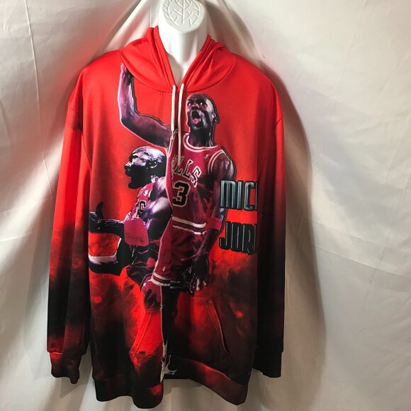 Jordan Other - Jordan #23 Bulls Full Body Activewear Athletic Sport Cut 3XL Tribute Hoodie